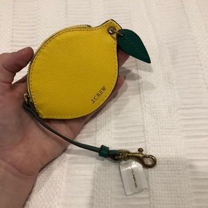 J. Crew Lemon Pouch